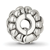 Sterling Silver Reflections Polished Beaded Clip Bead